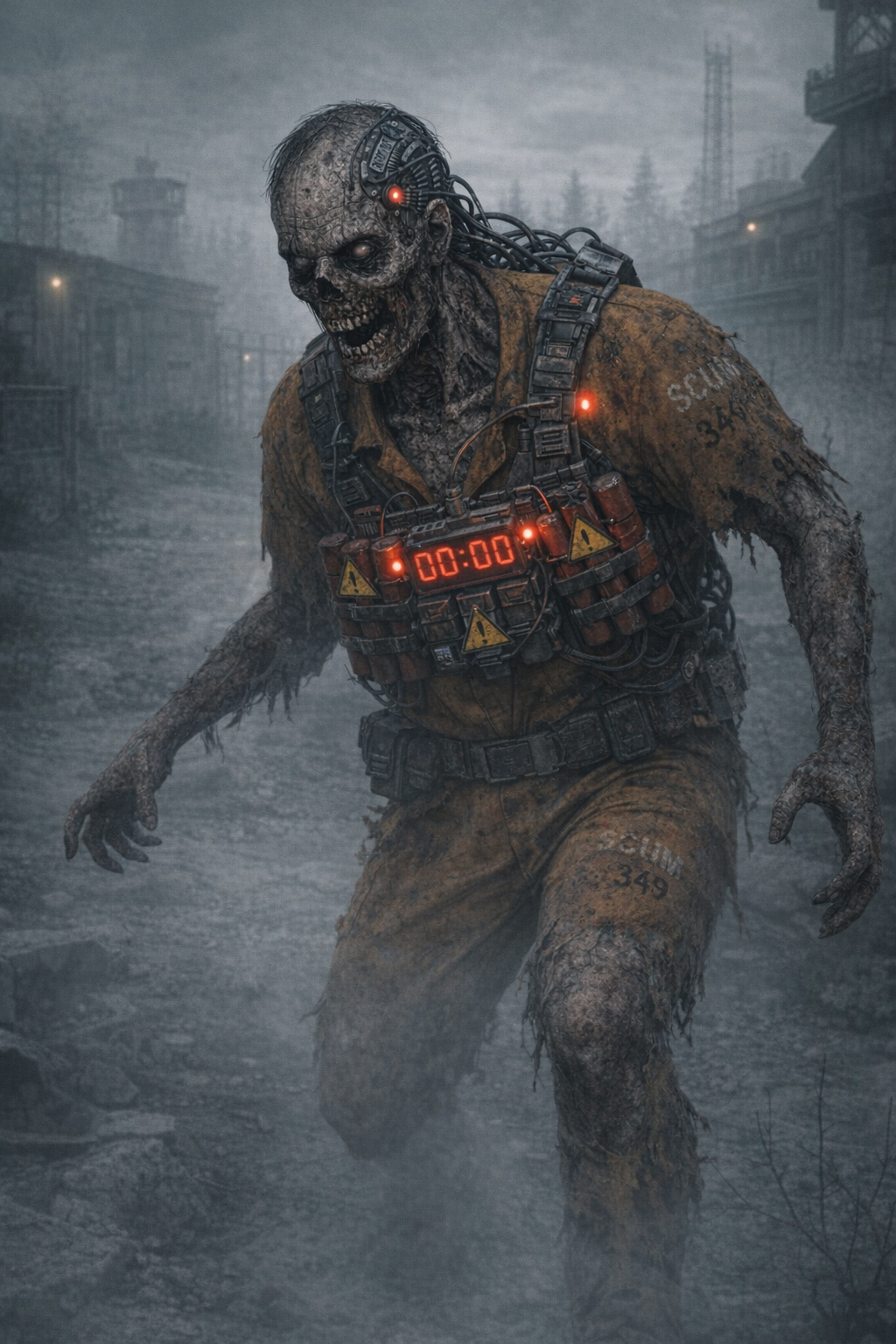 Marionnette explosive deployee par TEC1 dans l'univers SCUM.