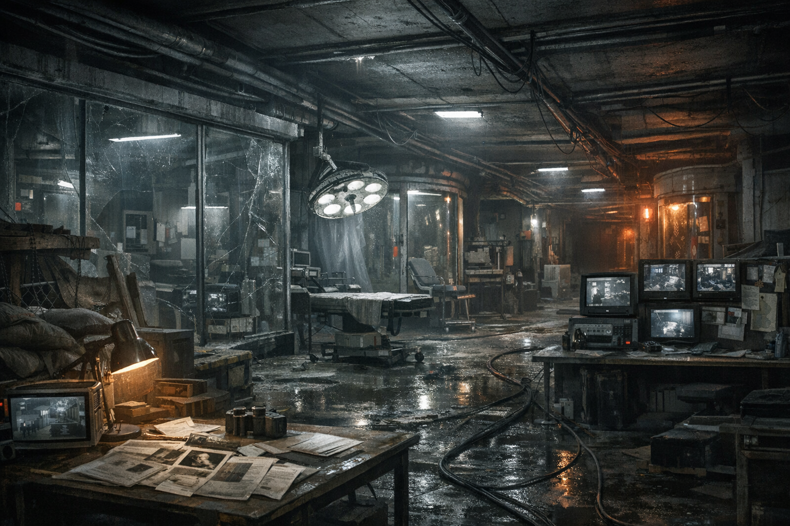 Laboratoire clandestin abandonné lié aux activités TEC1.