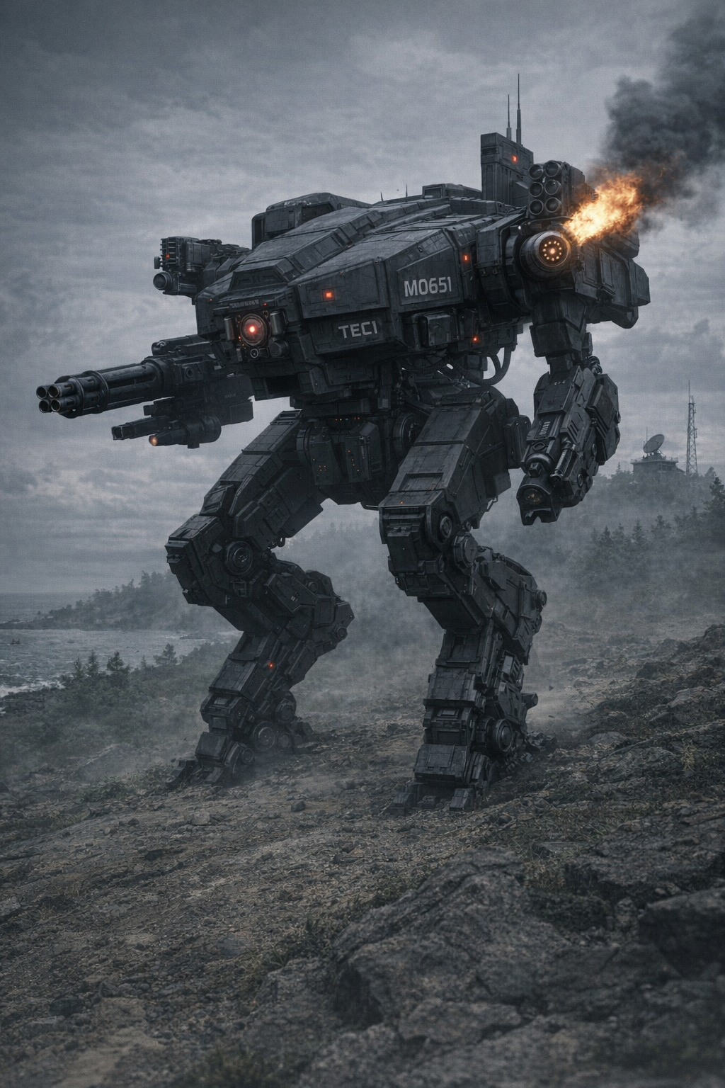 Mecha de combat lourd M0651 de TEC1.