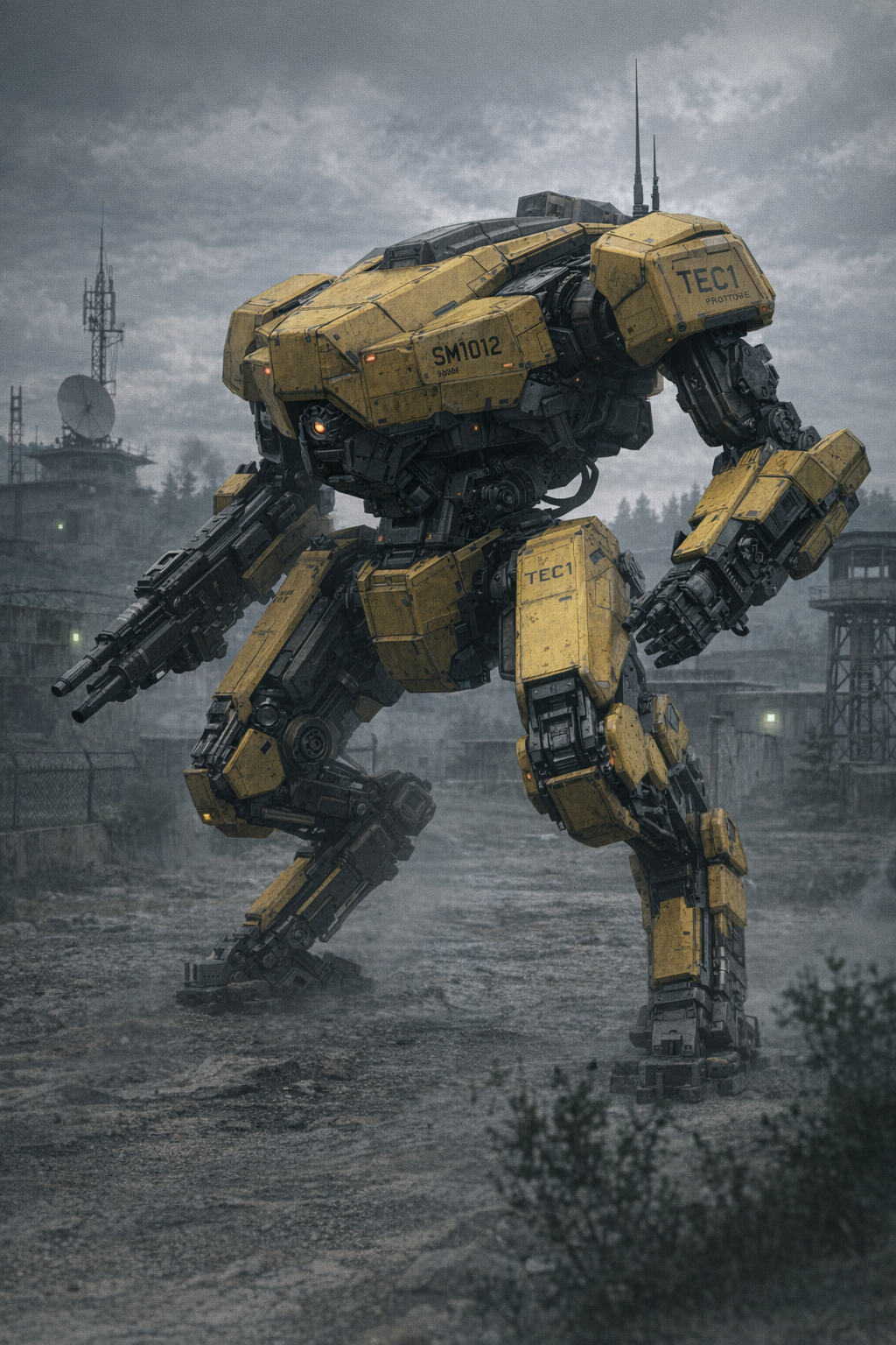 Prototype jaune SM1012 de TEC1.